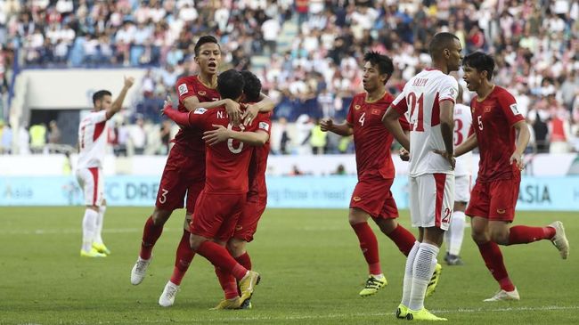 Kalahkan Yordania, Vietnam ke Perempat Final Piala Asia 2019