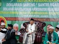 Santri Ngariung Ponpes Jabar Deklarasi Dukungan Jokowi-Ma'ruf