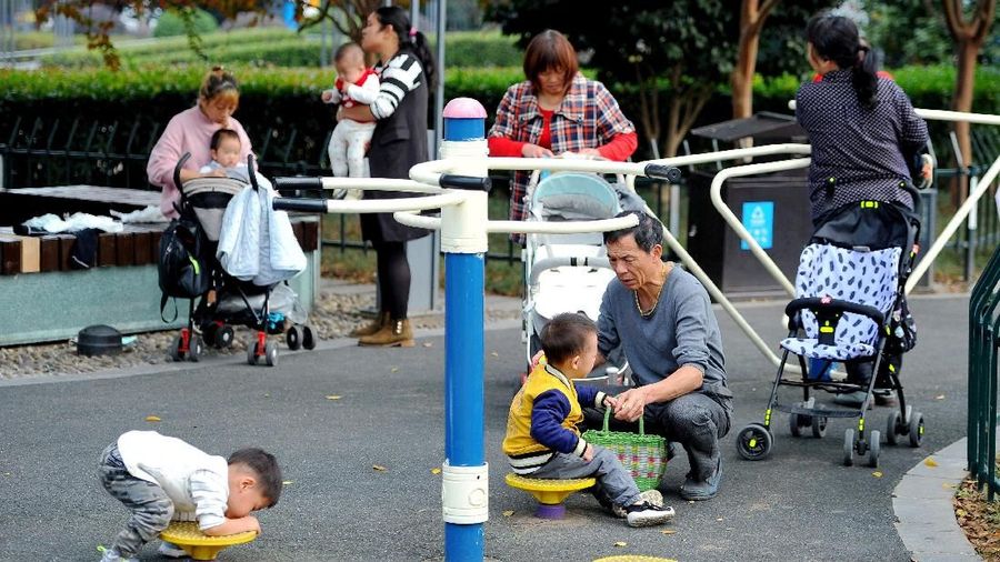 Ilustrasi Populasi di China (Reuters/Stringer)