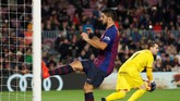 Setelah menang 3-1 atas Leganes, Barcelona selanjutnya akan menghadapi Sevilla pada babak perempat final Copa del Rey pada Rabu (23/1). (REUTERS/Albert Gea)