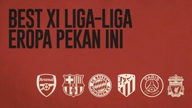 INFOGRAFIS: Best XI Liga-liga Eropa Pekan Ini