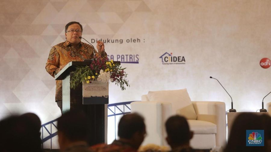 Kepala Bappenas Bambang Brodjonegoro di Acara Indonesia Development and Business Summit (վ/Andrean Kristianto)