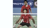 Liliyana Natsir sudah meraih sukses sejak usia belasan. Berpasangan dengan Nova Widianto, Liliyana jadi juara dunia 2005 dan 2007. (AFP PHOTO/TENGKU BAHAR)