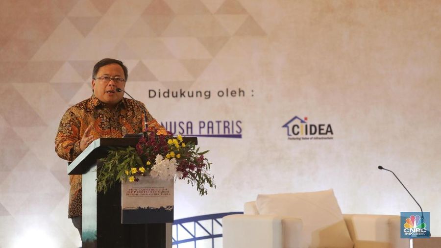 Kepala Bappenas Bambang Brodjonegoro di Acara Indonesia Development and Business Summit (վ/Andrean Kristianto)