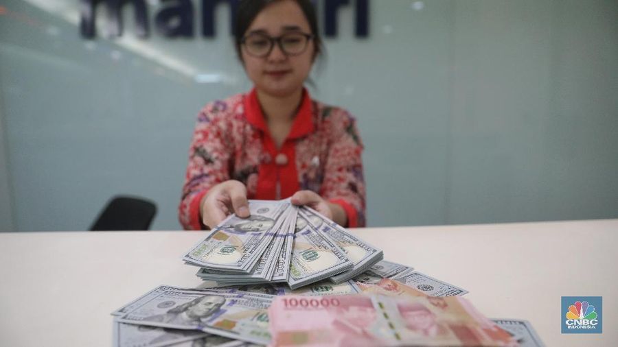 Nilai tukar rupiah hari ini menguat 0,11% dibandingkan posisi penutupan perdagangan hari sebelumnya.