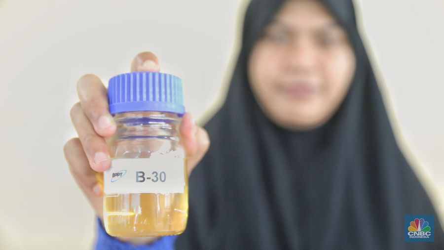 Ilustrasi biodiesel (CNBC Indonesia/Andrean Kristianto)