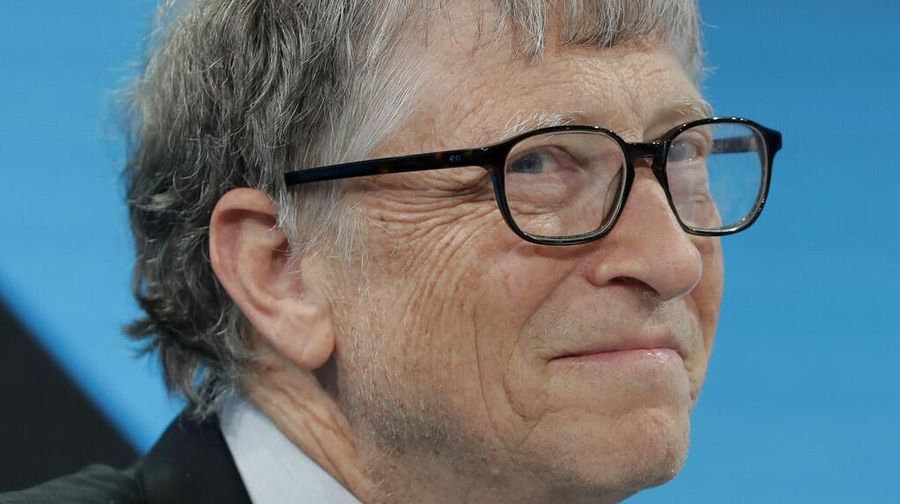 Bill Gates, chairman of the Bill & Melinda Gates Foundation, listens during a session at the annual meeting of the World Economic Forum in Davos, Switzerland, Tuesday, Jan. 22, 2019. (AP Photo/Markus Schreiber)