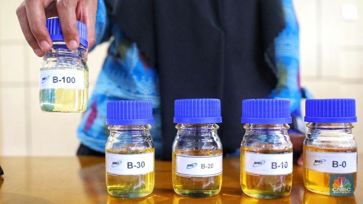 Ilustrasi biodiesel (CNBC Indonesia/Andrean Kristianto)