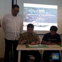 Kerja Sama dengan Warung Pintar, Grab Perkuat Outlet Offline