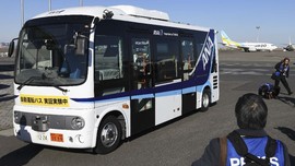Jepang Mulai Uji Bus Bandara Berteknologi Otonom