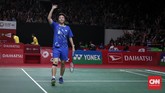 Keberhasilan Tontowi/Liliyana ke perempat final membuat penggemar bulutangkis masih punya kesempatan melihat penampilan Liliyana Natsir di lapangan. (CNNIndonesia/Safir Makki)