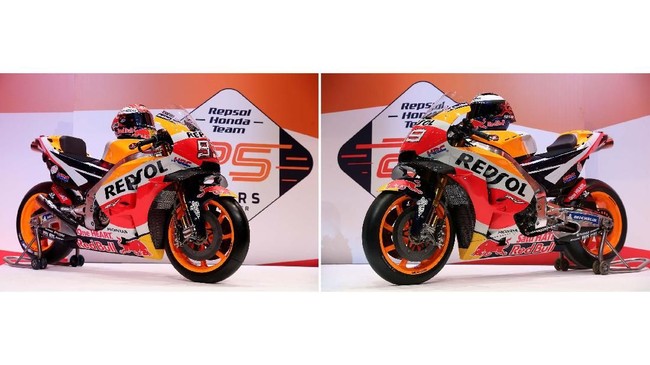 FOTO Marquez Lorenzo Resmi Diperkenalkan untuk MotoGP 2019 FOTO Marquez Lorenzo Resmi Diperkenalkan untuk MotoGP 2019