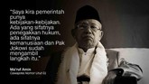 Ma'ruf Amin, Cawapres Nomor Urut 01.