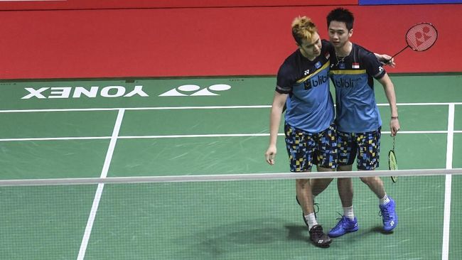 Kevin/Marcus Lolos ke 16 Besar Malaysia Terbuka 2019