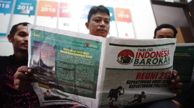 Polisi Setop Sementara Distribusi Tabloid Indonesia Barokah