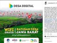Asyik, Ratusan Desa di Jabar Bakal Dapat Wifi Gratis