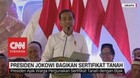 Presiden Jokowi Bagikan Sertifikat Tanah di Jakarta Pusat
