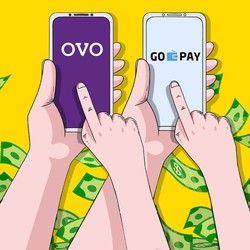 OVO Vs GoPay, Siapa Paling Banyak Bakar Uang?