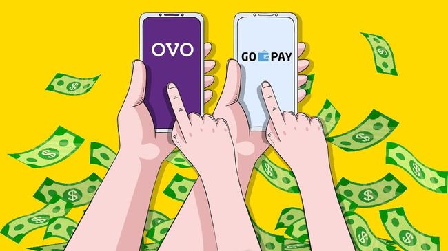 OVO Vs GoPay, Siapa Paling Banyak Bakar Uang? - CNBC Indonesia
