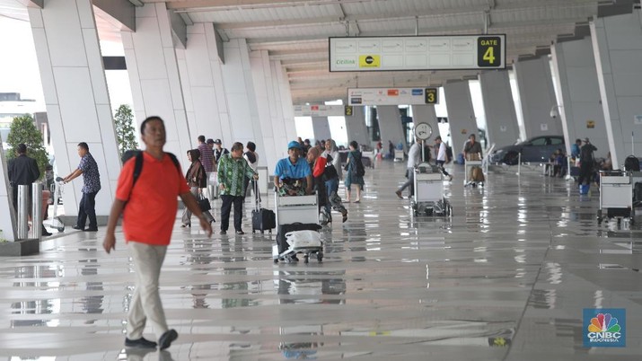 Ilustrasi bandara (CNBC Indonesia/ Andrean Kristianto)