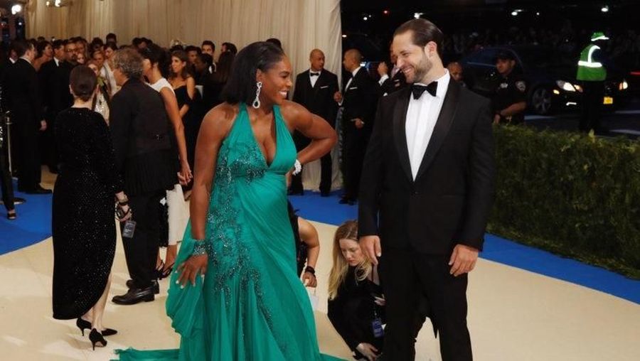 Serena Williams dan Alexis Ohanian (REUTERS/Lucas Jackson)
