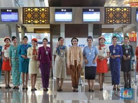 70 Tahun Garuda, Lilin Hingga Nuansa Vintage Pramugari
