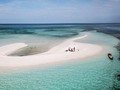 Fenomena Pasir Timbul kala Laut Surut di Flores Timur
