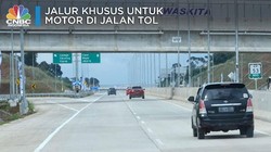 Bakal ada Jalur Khusus Motor di Jalan Tol?