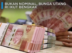 Bukan Nominal, Tapi Bunga Utang RI Membengkak