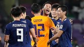 Jepang punya peluang memperpanjang rekor sebagai negara dengan gelar Piala Asia terbanyak. Saat ini Jepang memegang rekor tersebut dengan jumlah empat gelar. (REUTERS/Suhaib Salem)