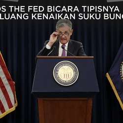 Bos The Fed Bicara Tipisnya Peluang Kenaikan Suku Bunga