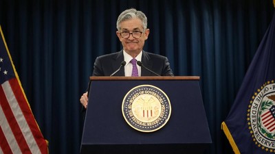 Federal Reserve Chairman Jerome Powell holds a press conference following a two day Federal Open Market Committee policy meeting in Washington, U.S., January 30, 2019. REUTERS/Leah Millis