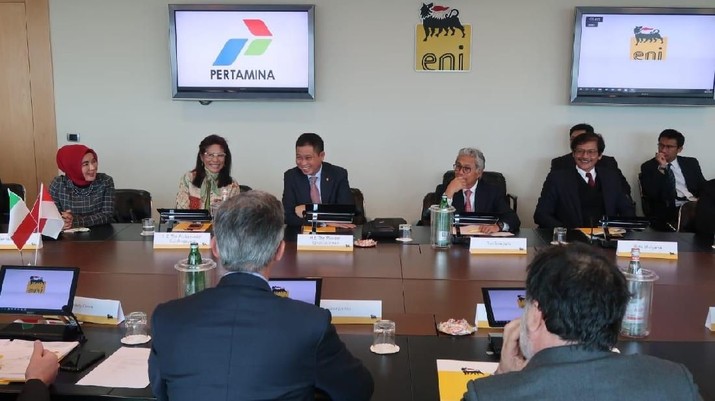 Sawit RI Diboikot Eropa, Bagaimana Proyek Eni-Pertamina? Proyek kilang Eni dan Pertamina disebut-sebut batal karena tekanan terhadap sawit RI di Eropa