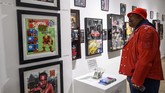 Museum itu berisi lebih dari 500 barang memorabilia dari dunia hip hop. (ANDREW CABALLERO-REYNOLDS / AFP)