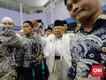 Ma'ruf Amin Sindir Beda Penyambutan Pesantren kepada Prabowo
