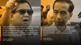 Prabowo Subianto dan Joko Widodo.
