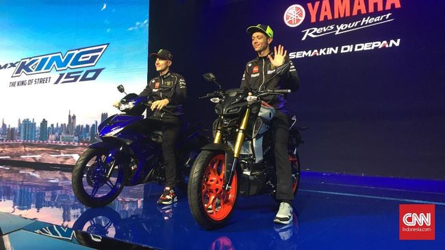 Rossi-Vinales Hadiri Peluncuran MT-15 dan MX King di Jakarta
