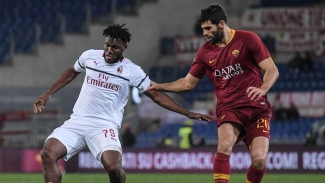 AS Roma vs AC Milan Berakhir Imbang