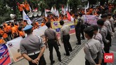 Serikat Pekerja menilai kinerja operasional PT Pos Indonesia selama tiga tahun terakhir memburuk karena manajemen menerapkan tata kelola perusahaan yang tidak objektif. (CNN Indonesia/Adhi Wicaksono).