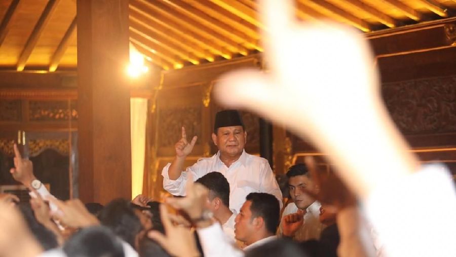 Prabowo menyebut elit Indonesia gagal dalam mengelola bangsa.
