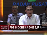 Hingga 2018, Pertumbuhan PDB Belum Sesuai Janji