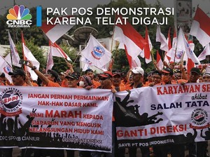 Kegigihan Pak Pos Demonstrasi, Demi Tuntut Direksi Dicopot