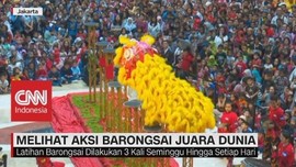 Melihat Aksi Barongsai Juara Dunia Kong Ha Hong