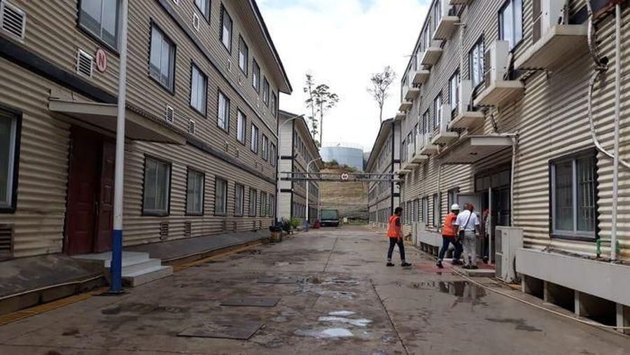 Mess TKA China di Morowali (Danang Sugiharto/Detikcom)