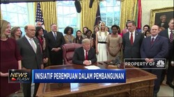 Trump Teken Inisiatif Kemakmuran Perempuan