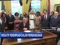 Trump Teken Inisiatif Kemakmuran Perempuan