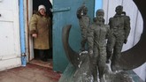 Pemerintah Soviet pada saat itu mengubah fungsi Gereja Saint Paraskeva menjadi museum antariksa sebagai salah satu kampanye anti agamanya. (AFP Photo/Aleksey Filippov)