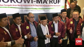 Didukung Alumni Mesir, Ma'ruf Sebut Pilpres Sudah Selesai