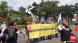 Aksi Demo Warnai Puncak Peringatan Hari Pers Nasional