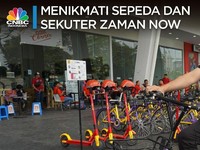 Menikmati Sepeda dan Sekuter Zaman Now